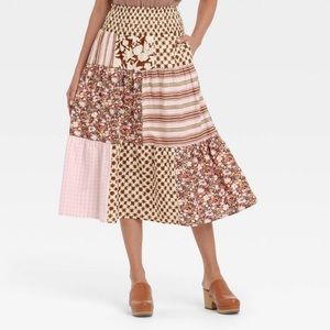 Patchwork Skirt NWT